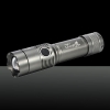XM-L LED Small Bulb 2000lm White Light Tre modalità Focus regolabile Zoom in lega di alluminio Torcia grigio