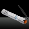 5000mW 450nm Single-point Blue Beam Light Laser Pointer Pen with Strap Silver