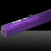 300mW 532nm Green Beam Light Zooming Laser Pointer Pen with Keys Purple