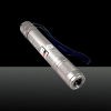 LT-5MW 405nm Waterproof Prata Laser Pointer Pen Roxo