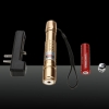 300mW 532nm pointeur imperméable à l'eau de pointeur de laser vert imperméable de luxe or