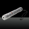 100mw Burning 532nm Focus regolabile Impermeabile penna puntatore laser verde argento
