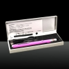100mw 650nm Red Laser Beam Single-ponto Laser Pointer Pen com Pink cabo USB