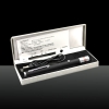 5mw 650nm Red Laser Beam Single-point Laser Pointer Pen with USB Cable Black 
