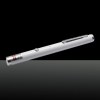 100mw 650nm Red Laser Beam Single-point Laser Pointer Pen with USB Cable White