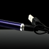 100mw 405nm Roxo Laser Beam Laser Pointer Pen USB com cabo Roxo