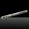 5mw 5-in-1 405nm Purple Laser Beam USB Laser Pointer Pen with USB Cable and Laser Heads Silver