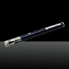 5-in-1 200mw 405nm viola Laser Beam USB Laser Pointer Pen con cavo USB e Laser Heads viola