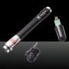 LT-650 500mW Mini Linterna Forma Red Light Laser Pointer Pen Negro