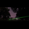 2-en-1 300mw Dual Color verde luz roja puntero láser Kit de pluma negro