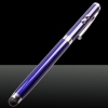 LT-DW 5mW 650nm 4-en-1 Multifuncional lápiz puntero láser de dos modos azul