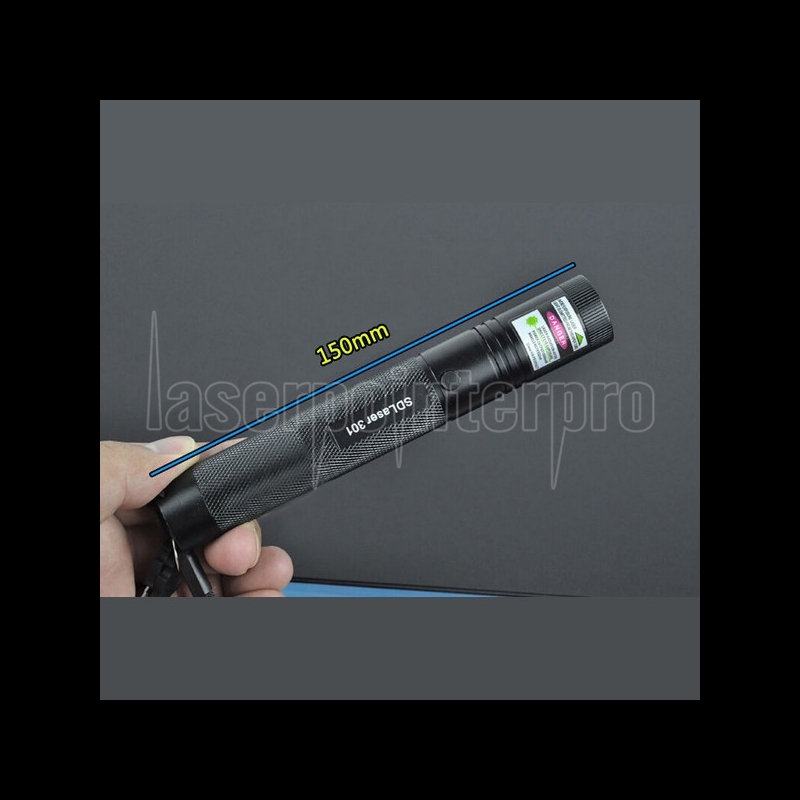 Powerful Green Laser Pointer Light 301 532nm Adjustable Focus Military Lazer Pen 