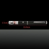 650nm 1mw Starry Pattern Red Light Naked Laser Pointer Pen Black