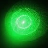 532nm 1mw Starry Pattern luz verde puntero láser pluma con cinco cabezas láser oro de lujo