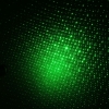 Patrón 1mw 532nm estrellada verde de luz láser puntero Pen con Cinco Laser Heads Negro