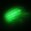 Patrón 1mw 532nm estrellada verde de luz láser puntero Pen con Cinco Laser Heads Negro