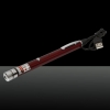 650nm 1mW Red Beam Light Starry Rechargeable Laser Pointer Pen with 4pcs Laser Heads Red