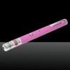 532nm 1mW Green Beam Light Starry Rechargeable Laser Pointer Pen with 4pcs Laser Heads Pink