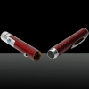 1mW 405nm Purple Beam Light Starry Light Style Middle-open Laser Pointer Pen with 5pcs Laser Heads Red