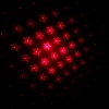 1mW 650nm Red Beam Licht Sternenlicht Stil Middle-Open Laserpointer mit 5 Stück Laser Heads Red