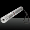 150mW Burning 532nm Green Beam Light Adjustable Focus Tailcap Switch Rechargeable Straight Laser Pointer Pen Silver