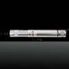 150mW queima 532nm Raio de Luz foco ajustável tailcap Mudar recarregável reta prata caneta ponteiro laser