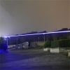 1500mW 405nm Pure blu fascio di luce multifunzionale ricaricabile Laser Pointer Pen Set Argento