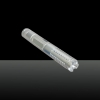 Plata 0889LGF 500mW 532nm viga verde luz independiente Crystal Laser Pointer Pen Kit