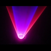 100mw 650nm e 405nm Red & Purple Light Cor Swirl Light Estilo Recarregável Laser Glove Black Tamanho Livre