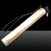 LT-303 5mw 532nm Green Beam Light Adjustable Light Styles Laser Pointer Pen with Bracket Luxury Gold