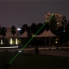 200mw 532nm Green Bean Luz Individual Dot Estilo Luz foco ajustável impermeável Laser Pointer Pen Preto