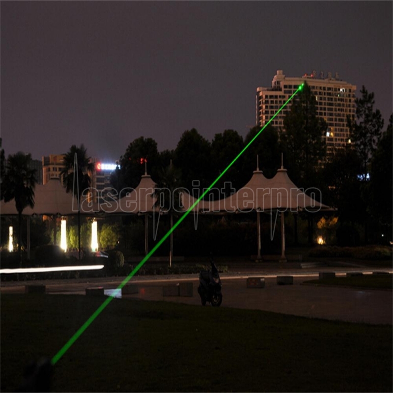 6in1 532nm Green Laser Pointer Pen Visible Beam Light 1mw Lazer w/ 5 Star Caps 