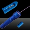 Pointeur Laser style rechargeable LT-501B 5mW 405nm Purple Beam Lumière simple point lumineux Pen Set Bleu