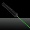 LT-0888 532nm 5mW Estilo Verde luz de la viga solo punto de luz independiente Crystal Laser Pointer Pen Negro