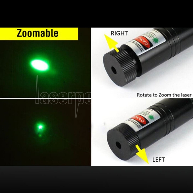 Punto De Haz De Luz Visible Fuerte Negro Potente Bolígrafo Puntero Láser  Militar SLOWMOOSE (Verde)