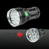 Skyray King 8X CREE XM-L T6 5-Mode 10000LM Waterproof LED Flashlight Black