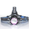 T6 1800lm 3-Mode Zoomable Azul Luz LED Farol Azul