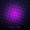 200mW 405nm Single-Point y Starry Light 2-en-1 Blue Purple Beam Puntero láser Negro