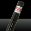 200mW 405nm Single-Point & Starry Light 2-in-1 Blue Purple Beam Laser Pointer Pen Black