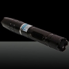 5000mW 450nm Blue Beam Single-Point-Edelstahl-Laserpointer Kit mit Batterien & Ladegerät Schwarz