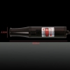 200mW 650nm rojo rayo de punto único la botella de vino en forma de kit lápiz puntero láser con batería y cargador Negro