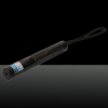301 5000mW 450nm Blue Beam Kit de caneta ponteiro laser de ponto único com carregador e chaves Preto