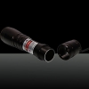 200mW 405nm azul roxo feixe de ponto único de aço inoxidável Laser Pointer Pen Kit com bateria e carregador preto