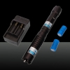5000mW 450nm Blue Beam Laser Pointer Pen Kit mit Ladegerät