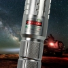 500mW 532nm Kit de stylo pointeur laser en aluminium point unique faisceau vert avec batterie et chargeur argent