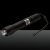 5mW 532nm Green Laser Pointer with Free Battery & Charger Stainless Steel Black