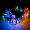 MarSwell 50 LED Colorful Light Solar Christmas Sakura Style Decorative String Light