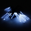 MarSwell 40-LED White Light Waterdrop Design Solar Christmas Decorative String Light 