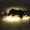 Alta calidad 200LED cadena de luz LED de energía solar a prueba de agua Decoración de Navidad luz blanca cálida (22M)