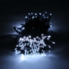 200-LED luz branca ao ar livre impermeável Natal decoração Solar Power String luz